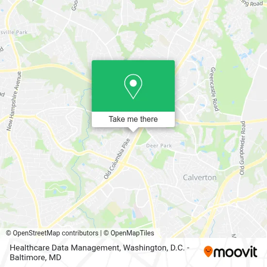 Healthcare Data Management map