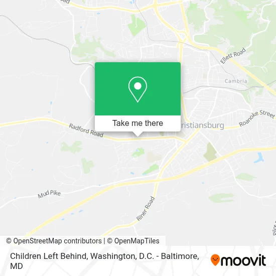 Children Left Behind map