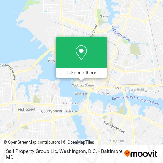 Sail Property Group Llc map