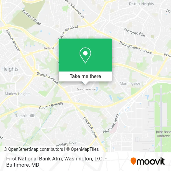 First National Bank Atm map