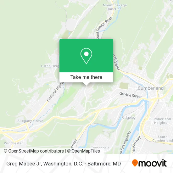 Greg Mabee Jr map