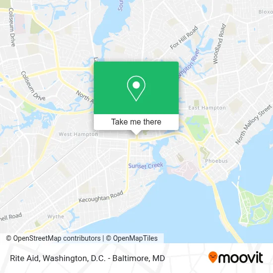 Rite Aid map