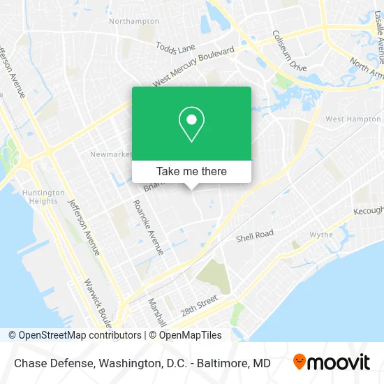 Chase Defense map