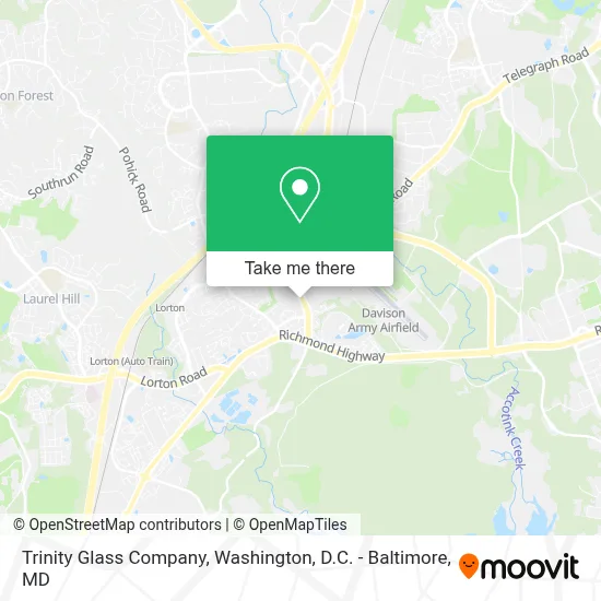 Trinity Glass Company map