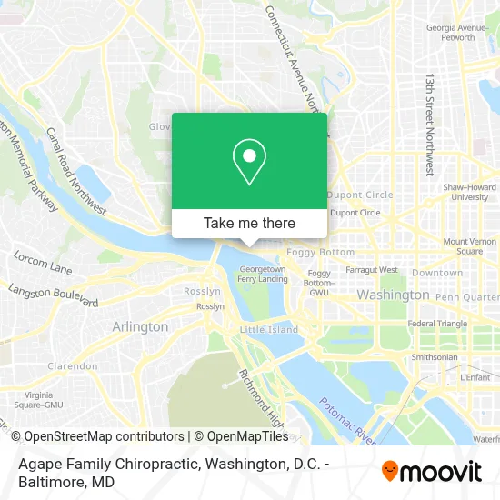 Agape Family Chiropractic map