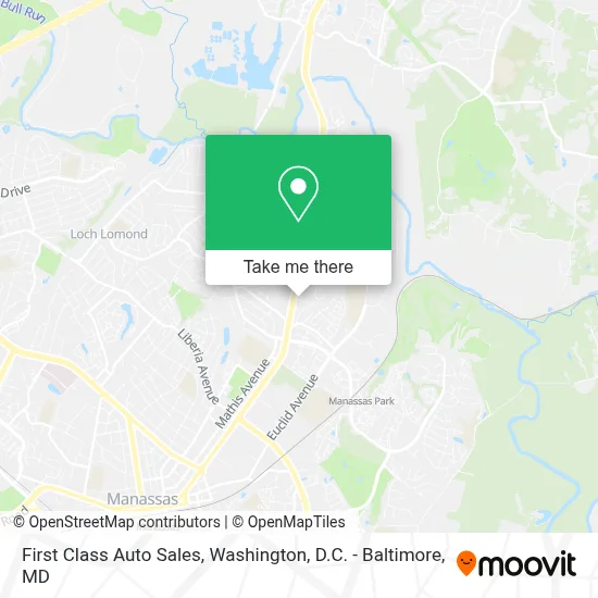 First Class Auto Sales map