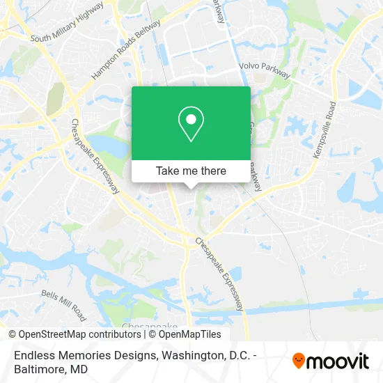 Endless Memories Designs map