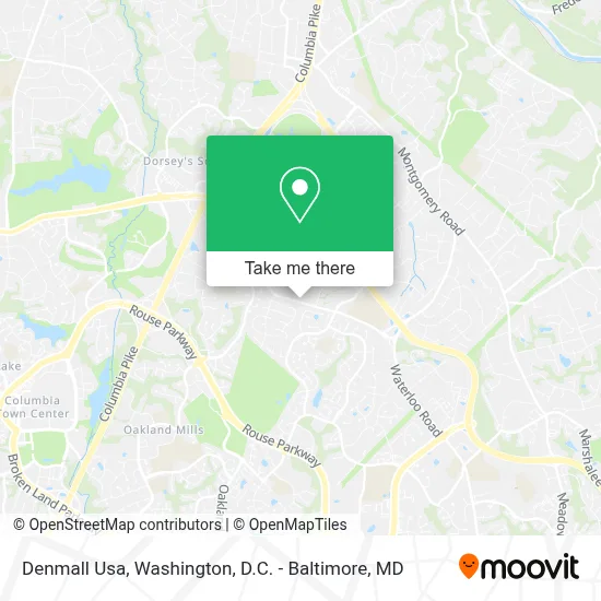 Denmall Usa map