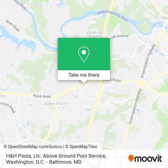 H&H Pools, Llc. Above Ground Pool Service map