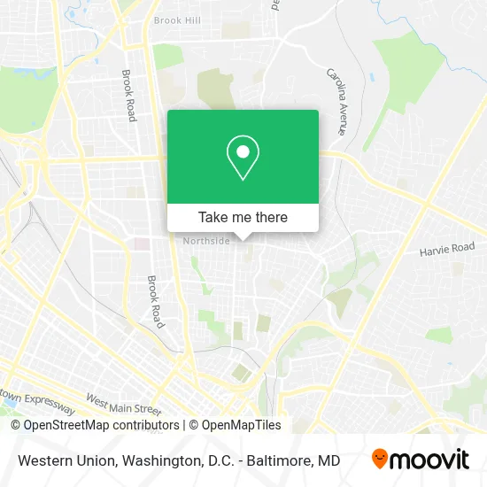 Western Union map