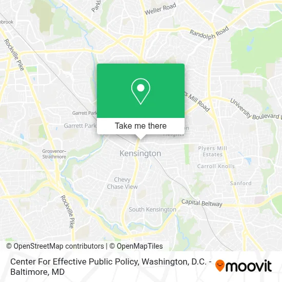Center For Effective Public Policy map