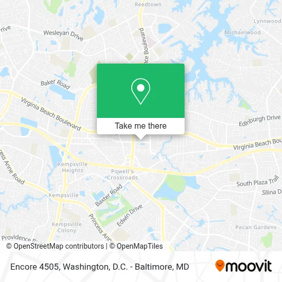 Encore 4505 map