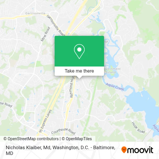 Nicholas Klaiber, Md map