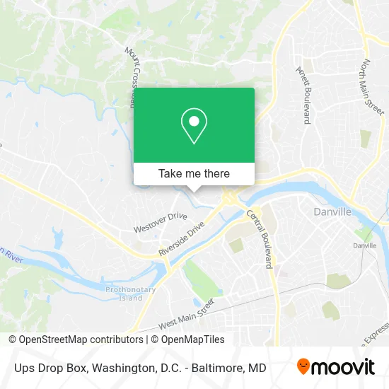 Ups Drop Box map