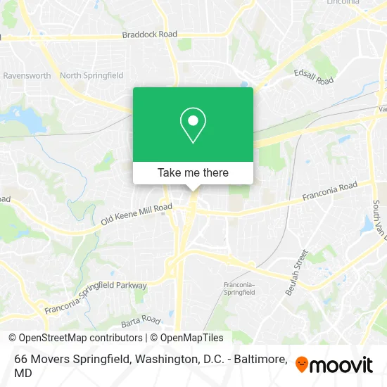 66 Movers Springfield map