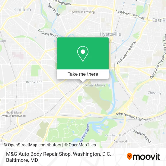 M&G Auto Body Repair Shop map