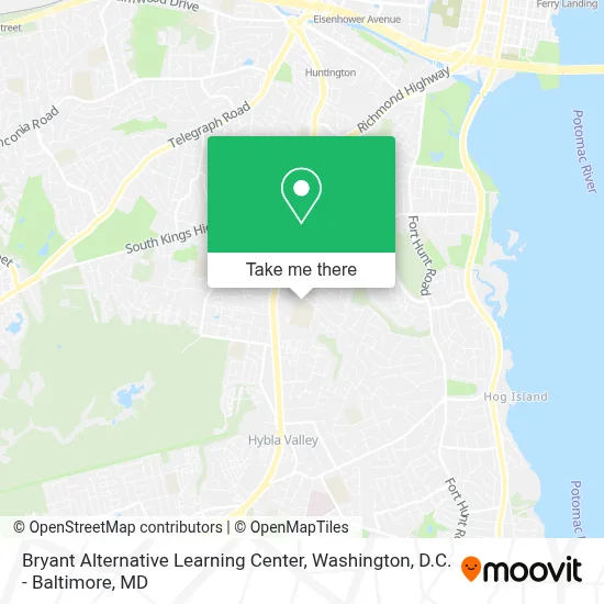 Bryant Alternative Learning Center map