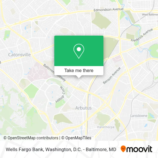 Wells Fargo Bank map
