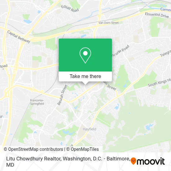 Litu Chowdhury Realtor map