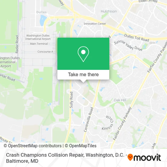 Crash Champions Collision Repair map