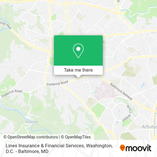Lines Insurance & Financial Services map