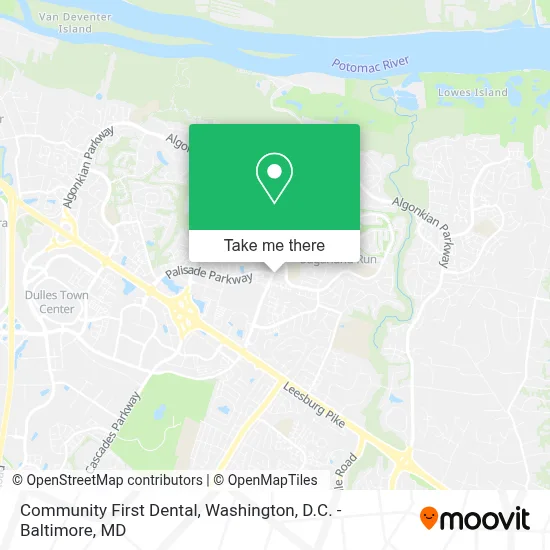 Community First Dental map