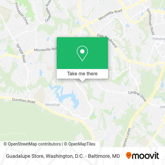 Guadalupe Store map