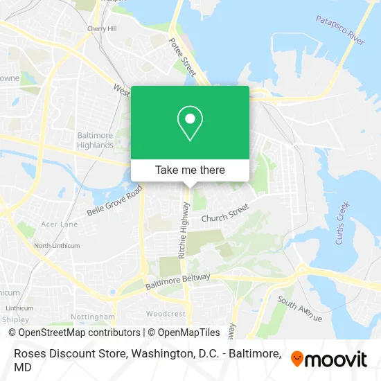 Roses Discount Store map