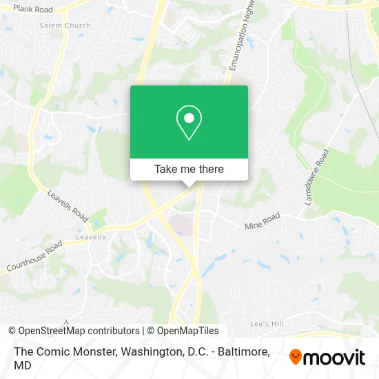 The Comic Monster map