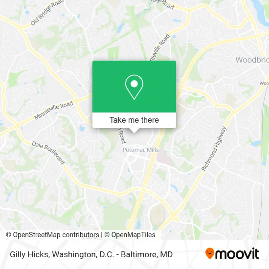 Gilly Hicks map