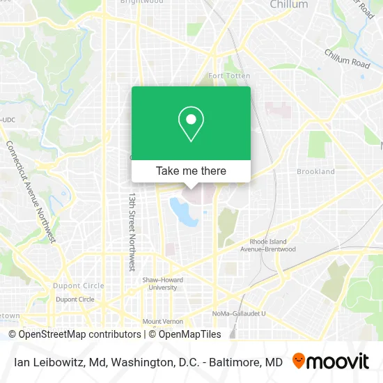 Ian Leibowitz, Md map