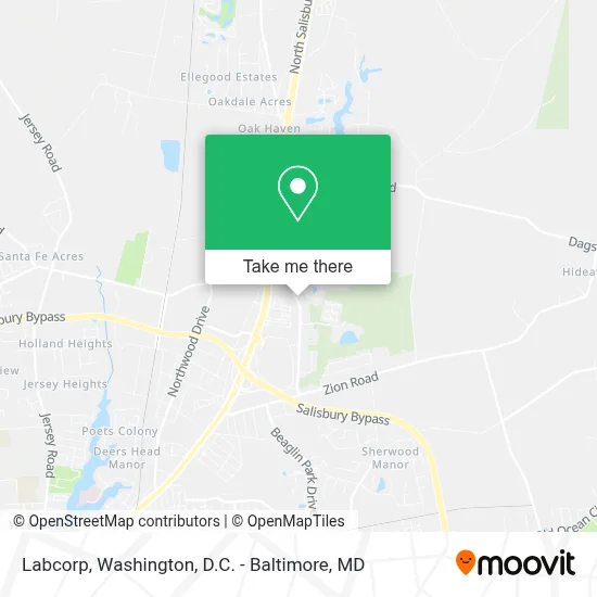 Labcorp map