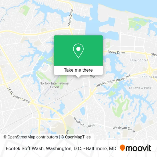 Ecotek Soft Wash map