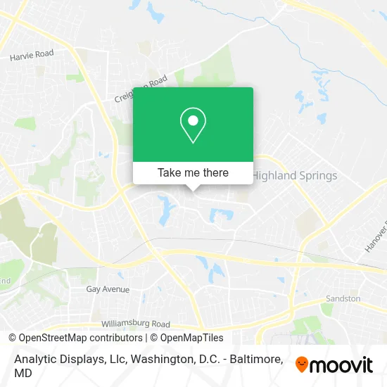 Analytic Displays, Llc map