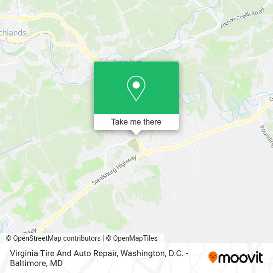 Virginia Tire And Auto Repair map