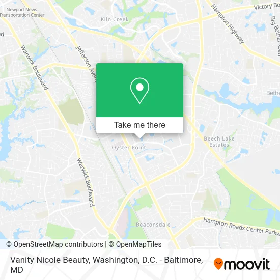 Vanity Nicole Beauty map
