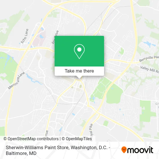 Sherwin-Williams Paint Store map