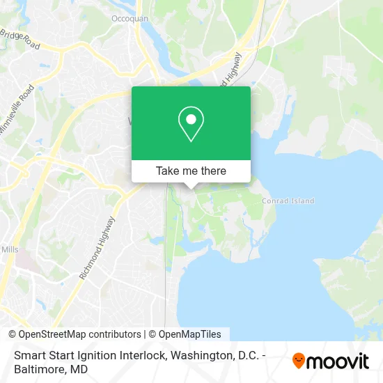 Smart Start Ignition Interlock map