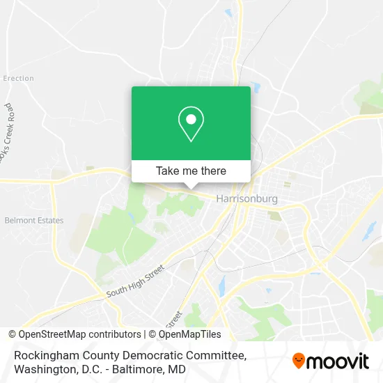 Rockingham County Democratic Committee map