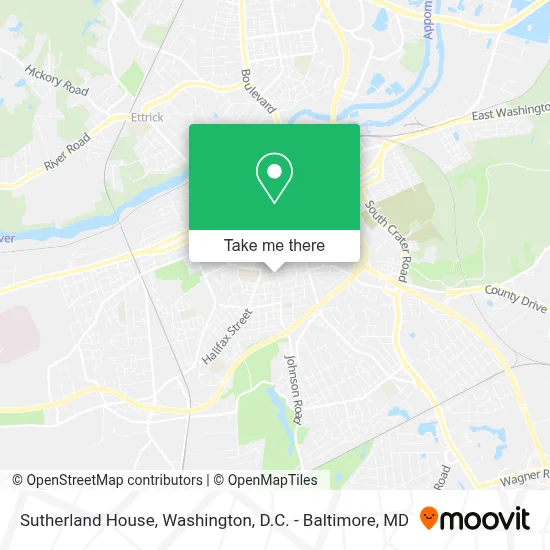 Sutherland House map
