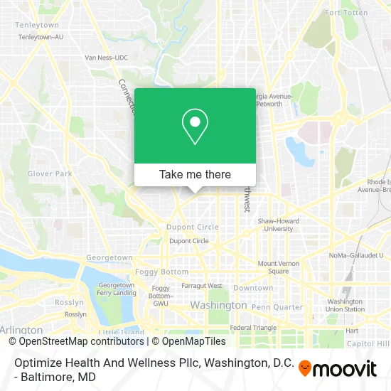 Optimize Health And Wellness Pllc map