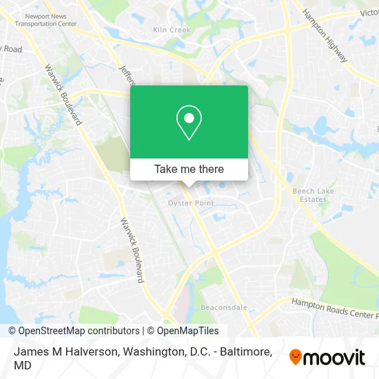 James M Halverson map