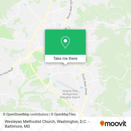 Wesleyan Methodist Church map
