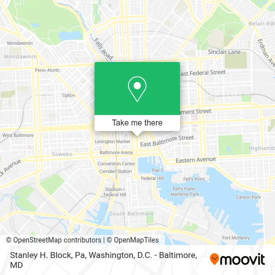 Stanley H. Block, Pa map