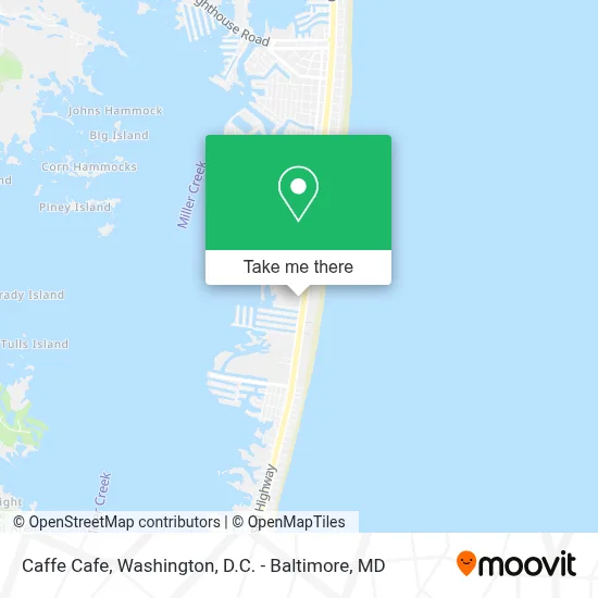 Caffe Cafe map