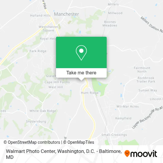 Walmart Photo Center map