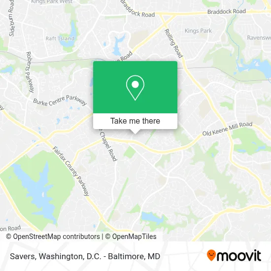 Savers map