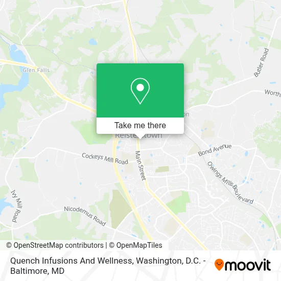 Quench Infusions And Wellness map