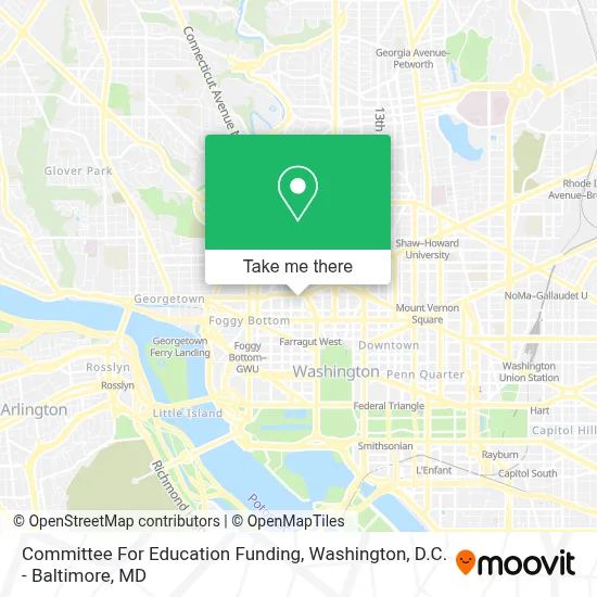 Committee For Education Funding map