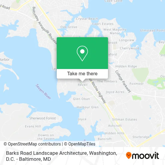 Barks Road Landscape Architecture map